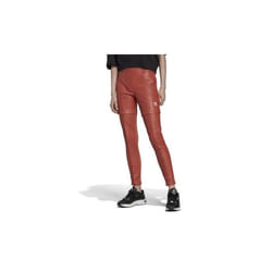 Pantalon de Running ADIDAS Always Original Slim Snapbutton Marron pour Femme