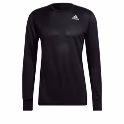 T-shirt Own the Run Long Sleeve en Noir