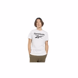 T-shirt homme REEBOK RI Big Logo Tee Blanc - 100% coton - Manches courtes - Col arrondi