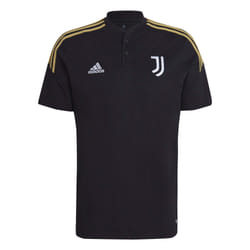 Juventus Turin Polo de foot Noir Homme Adidas 2022/23