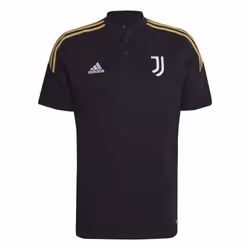 T-shirt ADIDAS Juventus Turyn Noir - Homme/Adulte - 100% coton - Manches courtes - Col arrondi