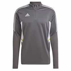 Maillot de football - ADIDAS - CON22 TR TOP TEAM GREY FOUR - Manches courtes - Respirant - Homme