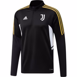 Sweat dentraînement joueur Juventus - Adidas - 2021.22 - Noir - Manches longues - Adulte