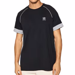 ADIDAS SST SS TEE T-SHIRT NERO BIANCO UOMO HC2088 (L - NERO)