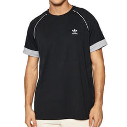 ADIDAS SST SS TEE T-SHIRT NERO BIANCO UOMO HC2088 (L - NERO)