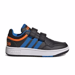 Chaussures de basket-ball Adidas Hoops 3.0 Cf C pour enfant - Noir - Indoor