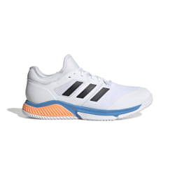 Chaussures de tennis pour homme - ADIDAS Court Team Bounce GX3742 - Blanc - Synthétique - Lacets