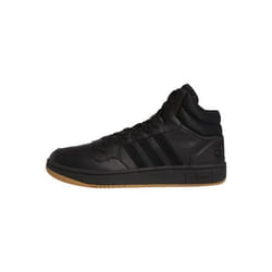 Baskets - Adidas - Original Hoops 3.0 Mid - Cuir - Lacets - Noir