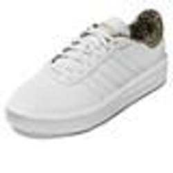 Chaussures Femme - Adidas - Court Platform W - Blanc - Synthétique - Talon Plat