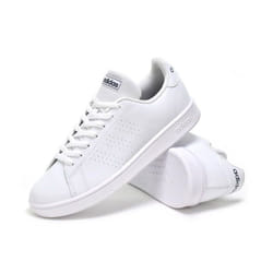 Chaussures Multisport - Adidas - Advantage Base GW2064 - Blanc - Homme - Coque en cuir