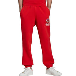 Jogging Rouge Homme Adidas HK7444