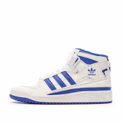 Baskets Blanc/Bleu Garçon Adidas Forum Mid