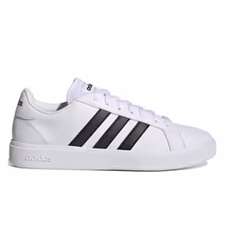 Chaussures de running Adidas Grand Court Base 2.0 pour femme - Blanc - Terrain sec