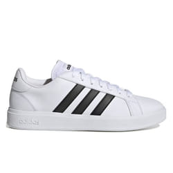 Chaussures de running Adidas Grand Court Base 2.0 pour femme - Blanc - Terrain sec