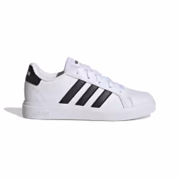 Chaussures pour Enfant - ADIDAS - Grand Court 2.0 K - Blanc - Lacets - Plat