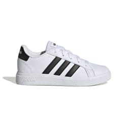 Chaussures pour Enfant - ADIDAS - Grand Court 2.0 K - Blanc - Lacets - Plat