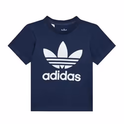 T-shirt Marine Garçon Adidas Trefoil HK7503