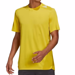 T-shirt Jaune Homme Adidas HJ9773
