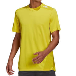 T-shirt Jaune Homme Adidas HJ9773