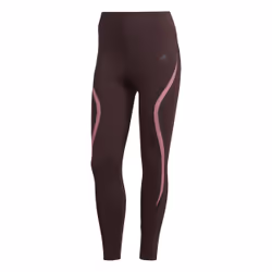 Legging de Sport Bordeaux Femme Adidas Luxe