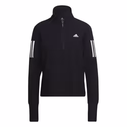Sweat-shirt de running 1/2 Zip Own the Run en Noir