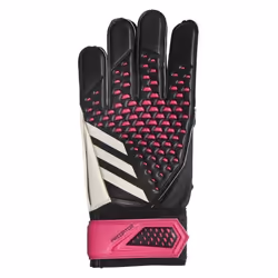 adidas Unisex Goalkeeper Gloves (W-O Fingersave) Pred Gl Trn Black-White-Team Shock Pink HN5587 Size 9
