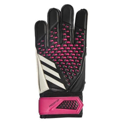 adidas Unisex Goalkeeper Gloves (W-O Fingersave) Pred Gl Trn Black-White-Team Shock Pink HN5587 Size 9