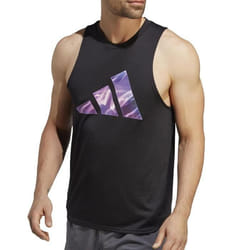 Débardeur - Adidas - IB7925 - Noir - Col rond - 100% coton