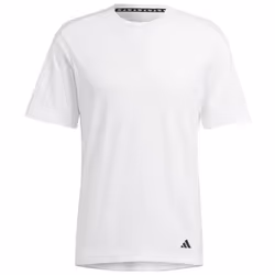 Adidas Yoga Base Tee T-Shirt Blanc-Carbone S Homme