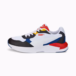PUMA 384639_11_42, Femelle, Adulte, EUE, White/Black/Blazing Blue/High Risk Red, 1 pièce(s)