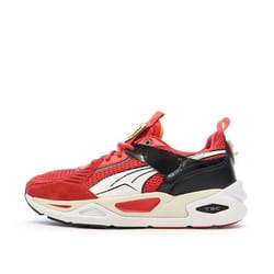 Baskets Rouge Homme Puma Ferrari Blaze Rosso Corsa