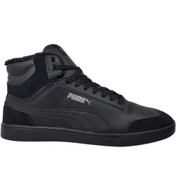 Chaussures PUMA Shuffle Mid Fur Noir - Homme/Adulte