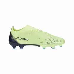 Chaussures de foot - Homme - PUMA - ULTRA MATCH - Vert noir et bleu - Crampons moulés