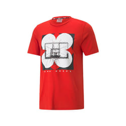 T-Shirt Rouge Homme Puma Box Out
