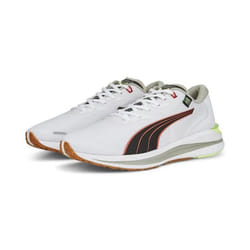 PUMA Homme Electrify Nitro 2 FM Chaussure de Course White Black-Firelight 43 EU