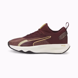 PUMA 377040_02_38, Chaussure de course, Femelle, Adulte, EUE, Aubergine/Team Gold, 1 pièce(s)