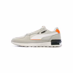 Baskets Gris/Orange Garçon Puma Graviton