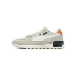 Baskets Gris/Orange Garçon Puma Graviton