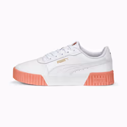 PUMA 385849_09_38.5, Femelle, Adulte, EUE, White/Hibiscus Flower/Gold, 1 pièce(s)