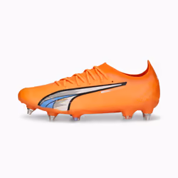 PUMA 107212_01, Football, Mâle, Adulte, Ultra Orange/White/Blue Glimmer, 1 pièce(s)