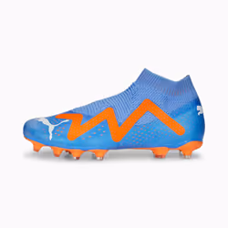 PUMA 107176_01, Football, Mâle, Adulte, Blue Glimmer/White/Ultra Orange, 1 pièce(s)