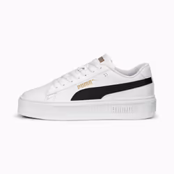PUMA 390758_04_40.5, Femelle, Adulte, EUE, White/Black/Gold, 1 pièce(s)