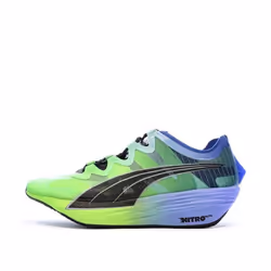 Chaussures de running Bleu/Vertes Homme Puma Fast Nitro