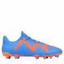 Chaussures De Foot Crampons Moulés Enfant - PUMA FUTURE PLAY - Bleu Et Orange