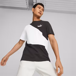 PUMA 673380_01_XXL, Adulte, Mâle, XXL, SML, Black, Encolure torsadée