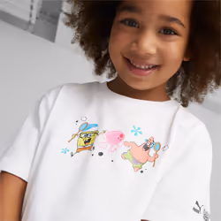 Puma T-Shirt X Spongebob Blanc Unisexe