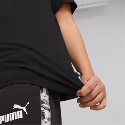 Puma T-Shirt Essentials Tape Camo Noir Unisexe