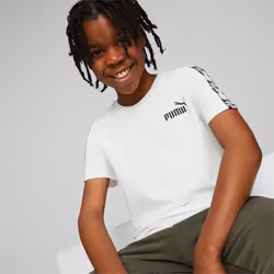 PUMA 673234_02_5-6Y, Enfant, 5-6Y, EUE, White, Encolure torsadée, Coupe régulière