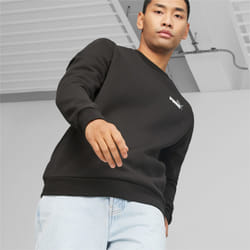 Puma Sweatshirt Essentials+ 2 Colour Crew Neck Noir/Blanc Homme
