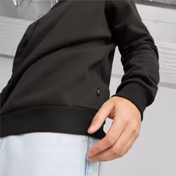 Puma Sweatshirt Essentials+ 2 Colour Crew Neck Noir/Blanc Homme